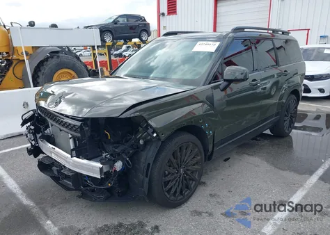 2025 Hyundai Santa Fe Calligraphy z USA, uszkodzony, nr VIN 5NMP5DGLXSH118096